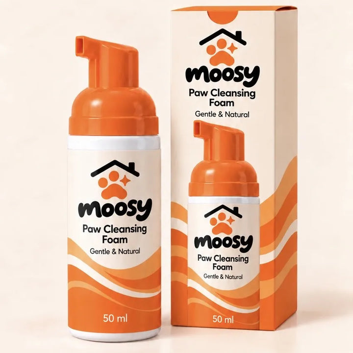Moosy Paw Cleansing Foam, 50 ml pump bottle with box